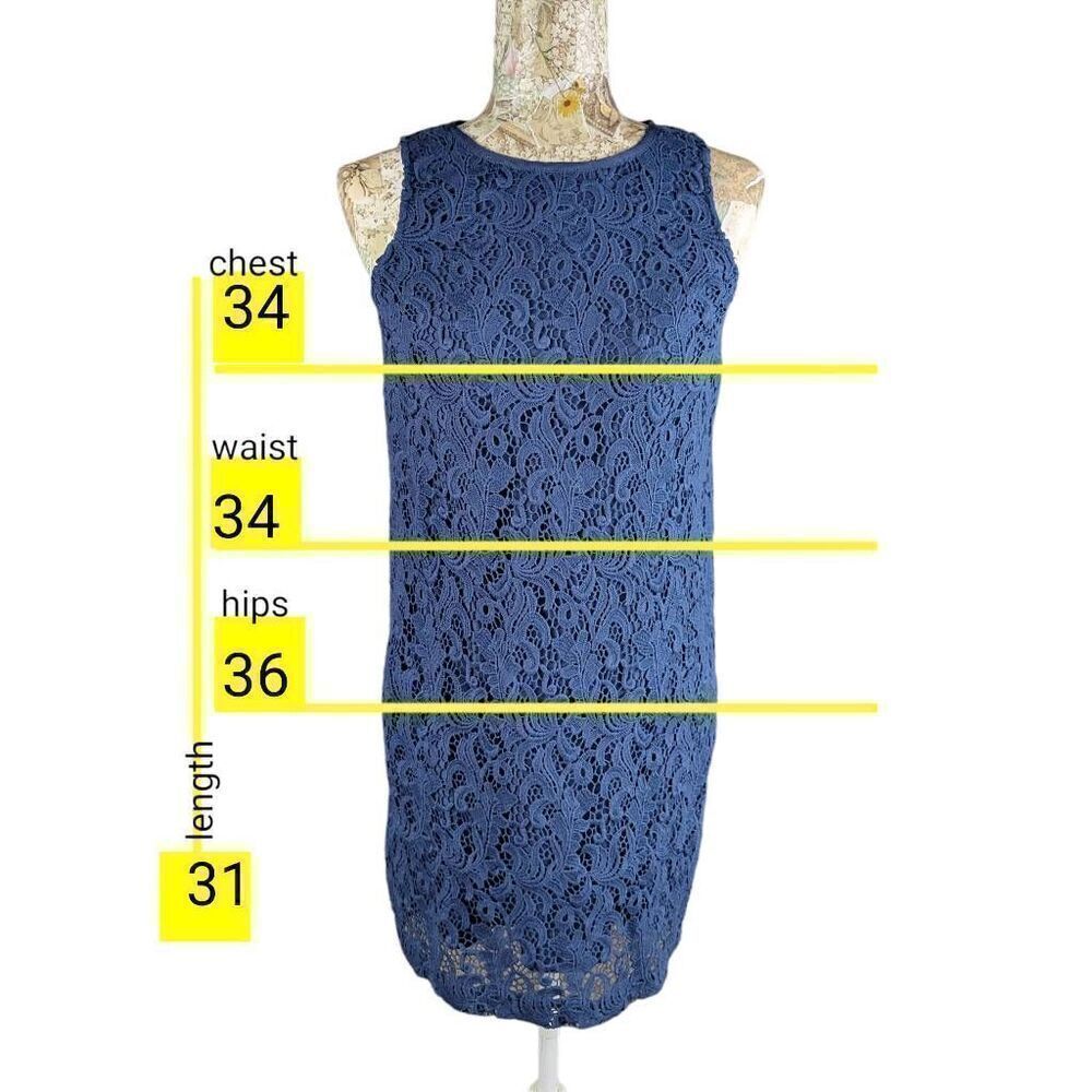Loft Blue Lacey Tunic BRAND NEW with Tags - Picture 5 of 9